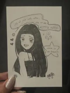 手描きイラスト オリジナル絵　一点物