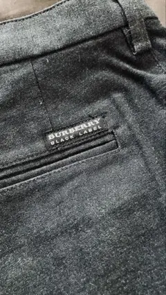 バーバリー ブラックレーベル 日本製 BURBERRYメンズパンツ スラックス