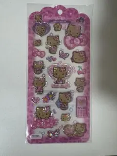 【正規品】日焼けキティ　ドロップジェリーシール
