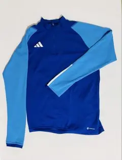 adidas 青 長袖ジャージ 未使用