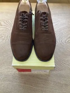 グレンソン フットマスター　スエード　ストレートチップのサムネイル