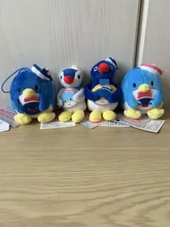 タキシードサム✖︎ピングーぬいぐるみ マスコット 全4種セット