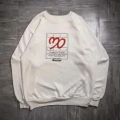 【80's】USA製 JERZEES 企業ロゴプリント　スウェット　XLサイズ