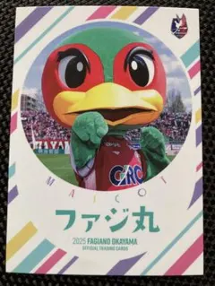 2025 ファジアーノ岡山公式トレーディングカード　ファジ丸