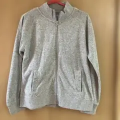グレー フルジップパーカー