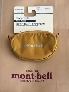 【新品未使用】モンベル　コインパース イエロー
