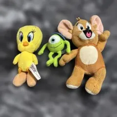 Tweety Bird, トムとジェリー　マイク　ぬいぐるみセット