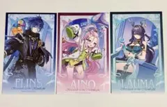 原神 ホヨランド 2026 韓国 限定特典 カード　フリンズ　アイノ　ラウマ