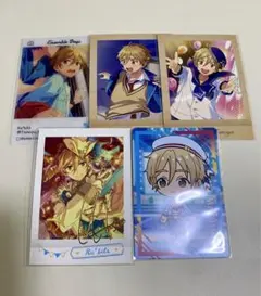 あんスタ 真白友也 紙類セット 箔押し