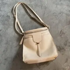 新春お値引！TOD'S アイボリー レザー ショルダーバッグ