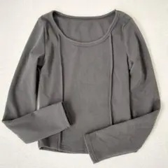 デイジー◇コンパクトカットソー クロップド 韓国 Y2K ストリート M