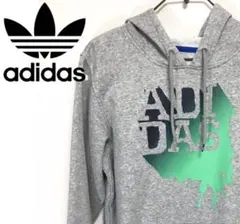 adidas アディダス　オリジナル　スウェット　パーカー　Mサイズ　グレー