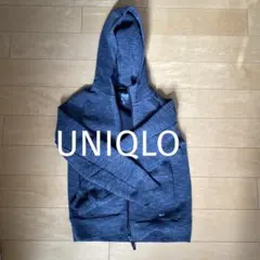 ユニクロ　ドライスウェットフルジップパーカ　140㎝　ダークグレー