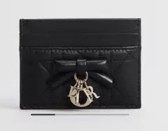 Lady Dior Freesia カードホルダー　ブラック
