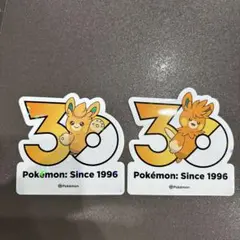 韓国 ポケモン 30周年 ステッカー プラスル マイナン - メルカリ