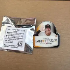 ジャイアンツ ファンフェスタ ピンズ 甲斐拓也