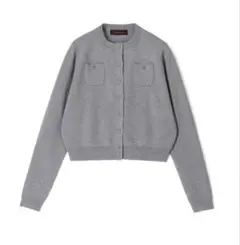 CABaN コットンカシミヤ クルーネックカーディガン