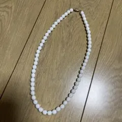 classic vintage 70's ミルクガラス ネックレス
