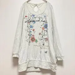 【ワンアフターアナザーナイスクラップ】長袖チュニック シャツ 綿混 レディース