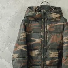 AMERICAN EAGLE ダウンジャケット　カモフラ　迷彩　中綿　HD13