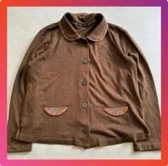 【美品】 00s vintage ニットジャケット アウター アーカイブ レトロ