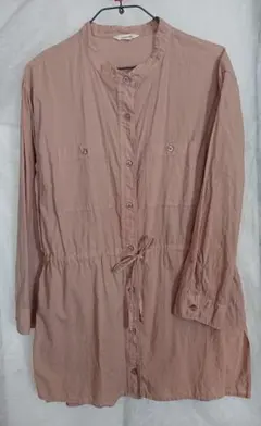 studio CLIP 長袖シャツワンピース 薄手