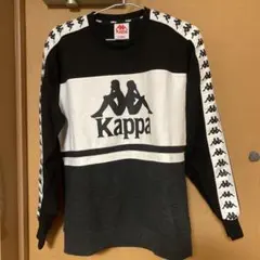 Kappa 長袖トレーナー X SMALL ブラック/グレーのサムネイル