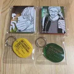 ギヴン展　アクリルブロック　オーバルキーホルダー　梶秋彦　中山春樹