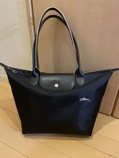ロンシャン　トートバッグ　プリアージュ　クラブ　ブラック