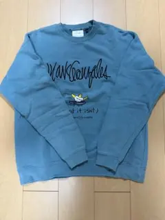 Mark Gonzales スウェット ブルー Lサイズのサムネイル