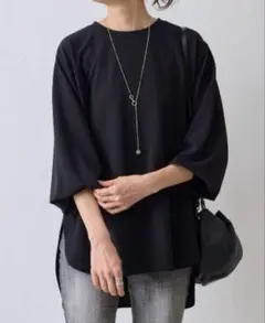 【24SS極美品】BEARDSLEY リバーレースヨークブラウス　ブラック BEARDSLEY（ビアズリー）の「リバーレースヨークブラウス