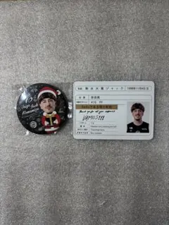 鹿児島レブナイズ　駒水大雅ジャック　缶バッジ　カード