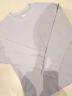 ケチャップ様☆UNIQLO U ライトブルー 長袖カットソー 160