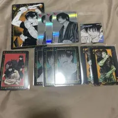 呪術廻戦　伏黒甚爾　ギラギラトランプ　スクエアステッカー