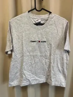TOMMY JEANS クロップトップ オーガニックコットン グレー Sのサムネイル