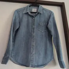 EDWIN　SOMETHING デニムシャツ ST2010 M　　美品