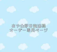 あや☆即日発送様ホイップデコオーダー専用ページ