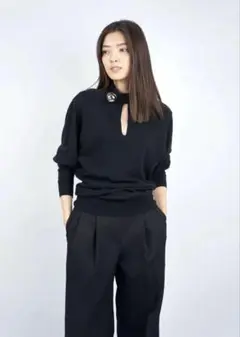 HARUNOBUMURATA/ハルノブムラタ　IRENA ボウタイニット　36