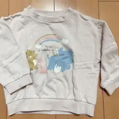 アニマル柄 長袖トレーナー 90cm