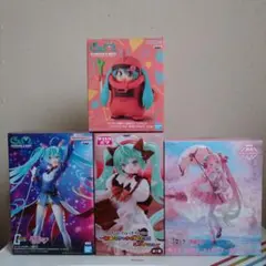 プライズフィギュア まとめ売り 初音ミク 4体セット