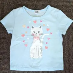 CROWN BANBY 猫柄 Tシャツ 110cmのサムネイル