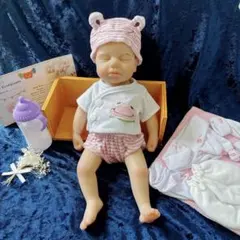 リボーンドール　フルシリコン　シリコンドール　女の子　32ｃｍ　おくるみセット
