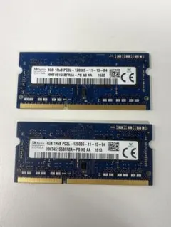 メモリ 4GB 2枚セット　合計8GB
