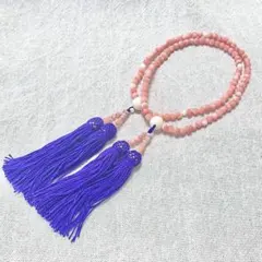 赤瑪瑙 振り分け念珠 二連 女性用 仏具 冠婚葬祭 - メルカリ
