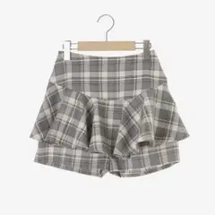 MAJESTIC LEGON レイヤードライクフレアショートスカパン