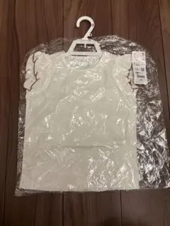 UNIQLO ドライクルーネックＴ 100cm ホワイト
