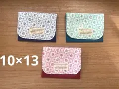 ハンドメイド:移動ポケット クリップなし 3個セット 花柄セット 入園入学