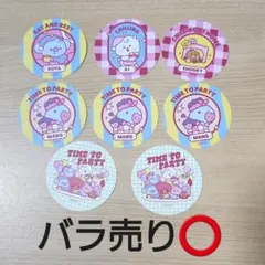BT21 まん丸焼き シール ８枚