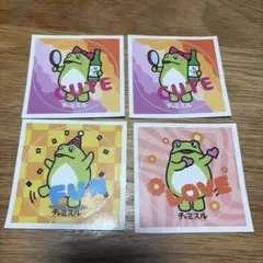 チャミスル　キャラクターステッカー 4枚セットのサムネイル