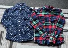 ミキハウス　DOUBLE-B シャツ2枚セット